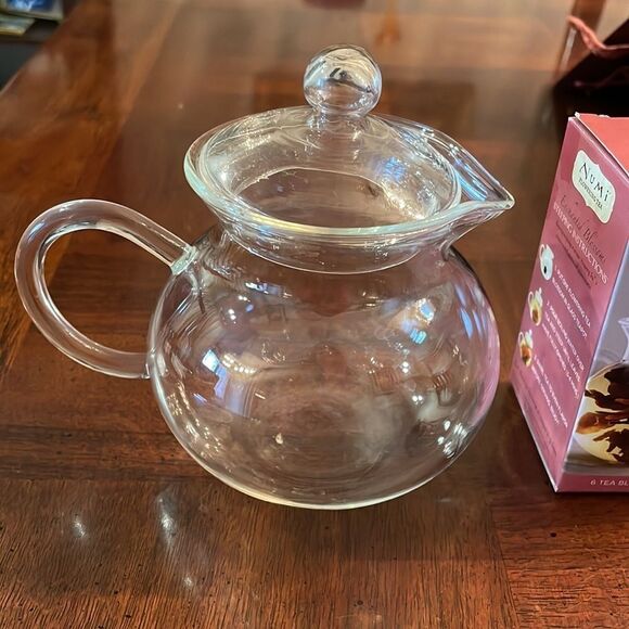 Numi Flowering 16 oz. Glass Clear Teapot with Storage Box Organic - Picture 2 of 15